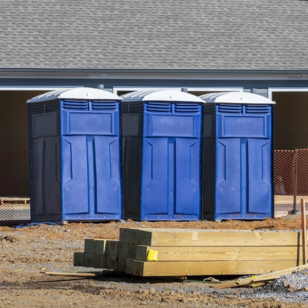 what is the maximum capacity for a single porta potty in Cicero Indiana